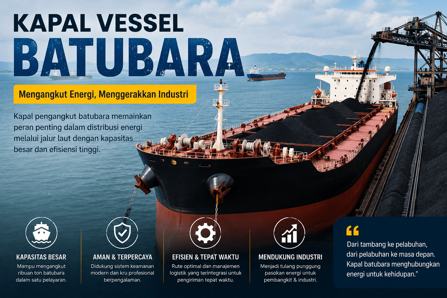 Kapal Vessel Batubara